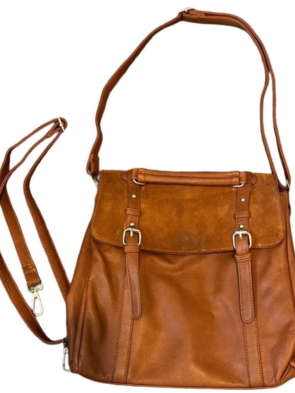 Street Level ModCloth Convertible Backpack Crossbody Messenger Satchel Bag